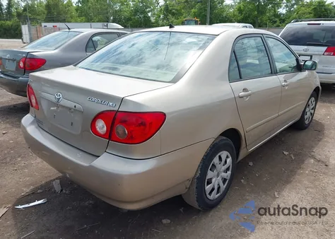 2006 Toyota Corolla Le из США, поврежденный, VIN 2T1BR30E46C572358